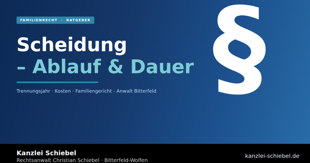 Scheidung in Bitterfeld-Wolfen